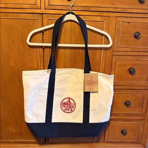 Trader Joe's Canvas Tote Bag NWT